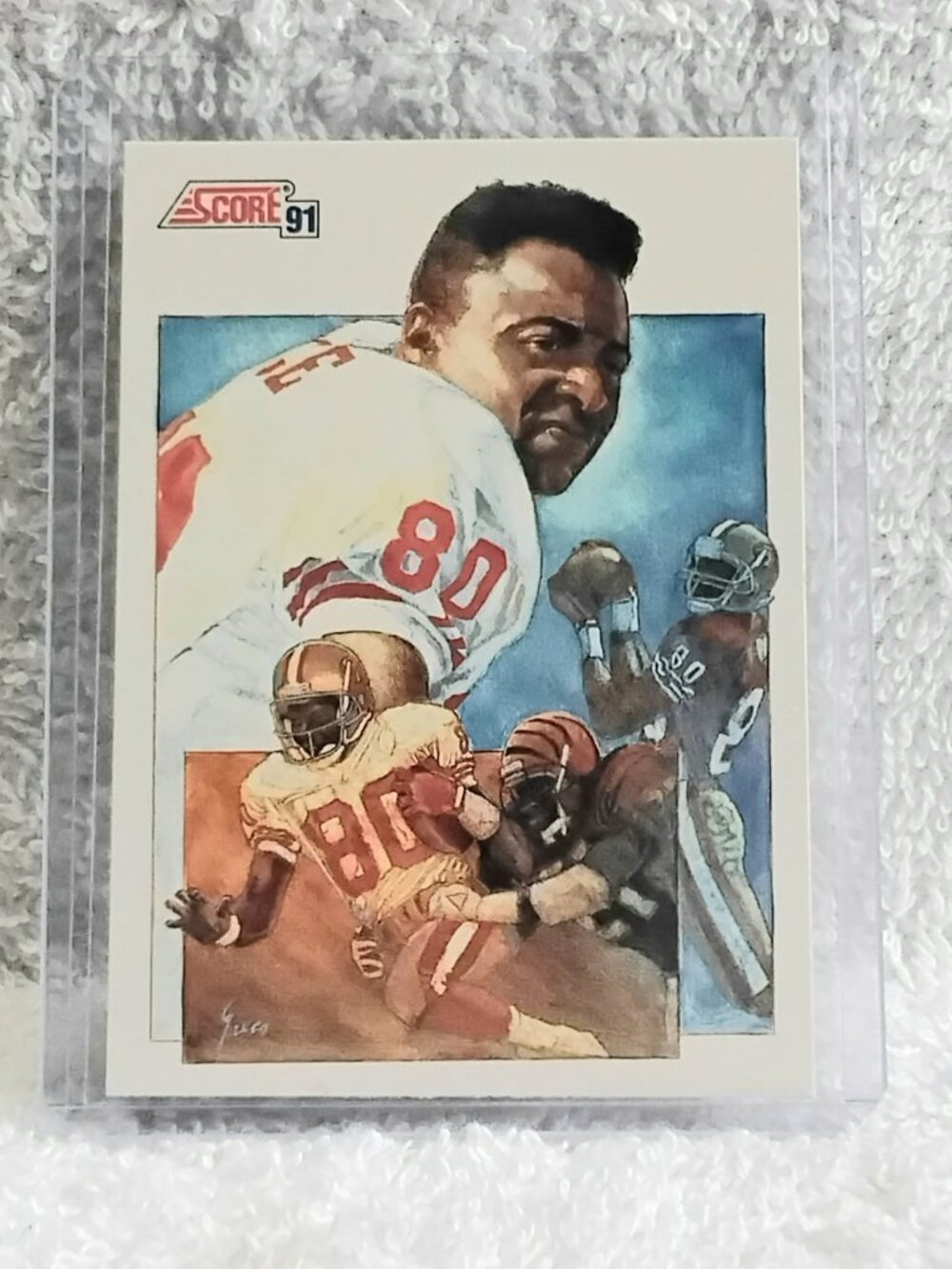 5/$20 Mint 1991 Score Jerry Rice The Leader NFL Card 665!!